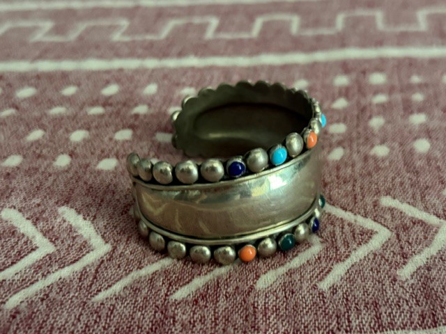 Southwestern Nickel/Silver  Cuff Bracelet
