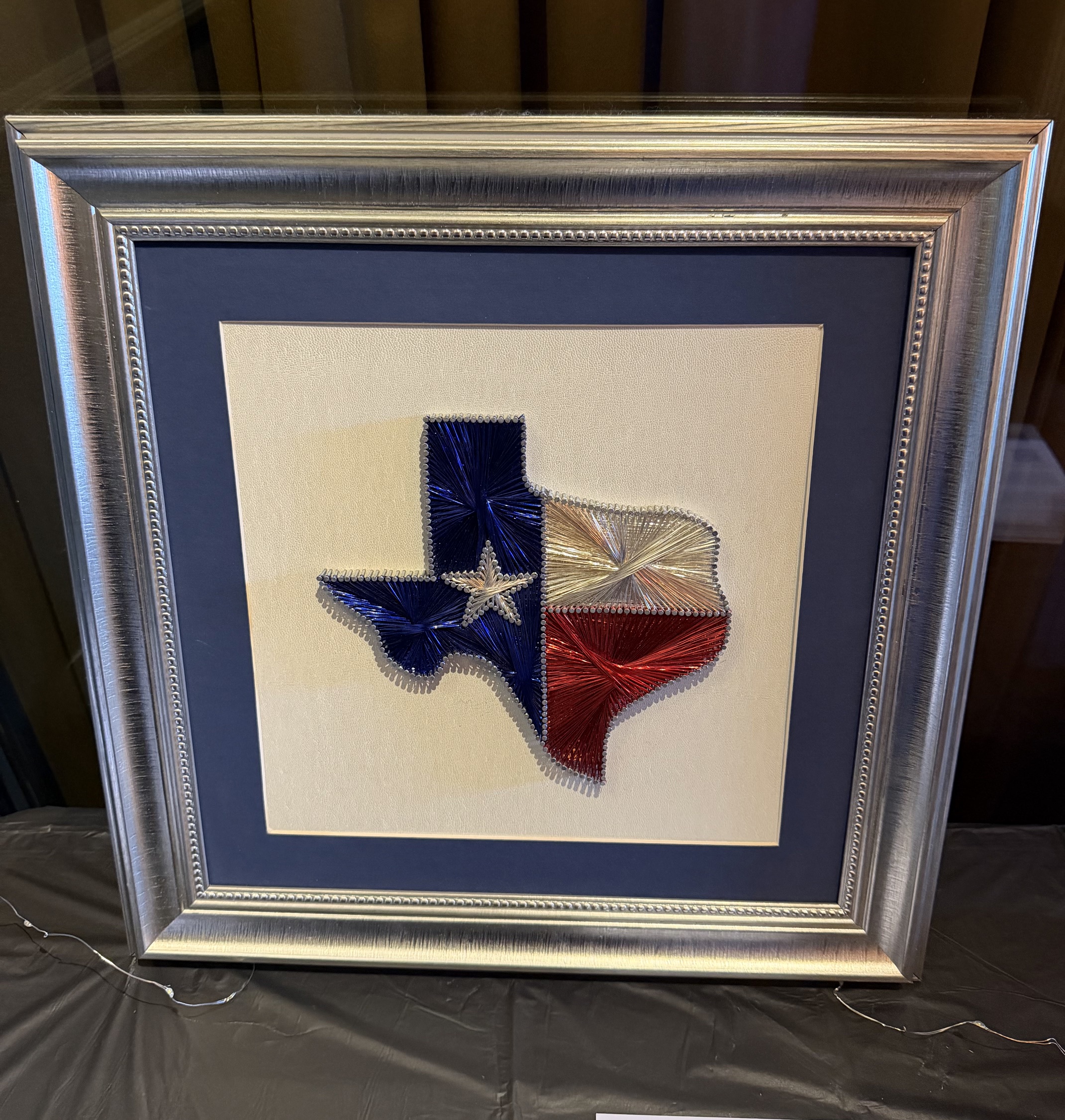 Framed State of Texas Artwork