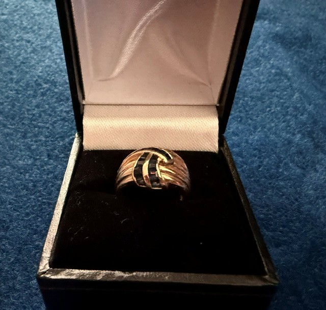 Marked 14K Art Deco Gold Ring